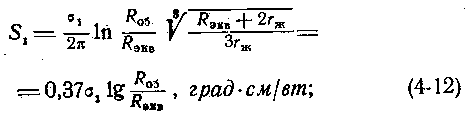 Тепловое сопротивление кабеля