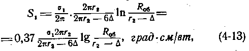 Тепловое сопротивление кабеля